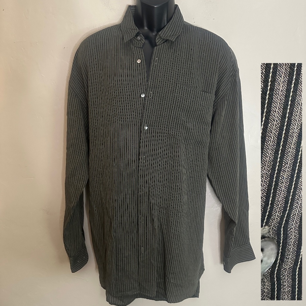 Artifact NY Long Sleeve Shirt 24"armpit to armpit Gently worn 100% tencel